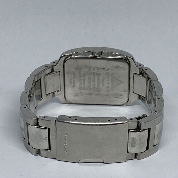 Fossil FS4043 Men Silver Stainless Steel Analog Dial Quartz Genuine Watch OP762 - Picture 10 of 12